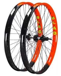 Mafiabikes BLAD Geared 27.5" Laufradsatz Wheelie | Orange Black