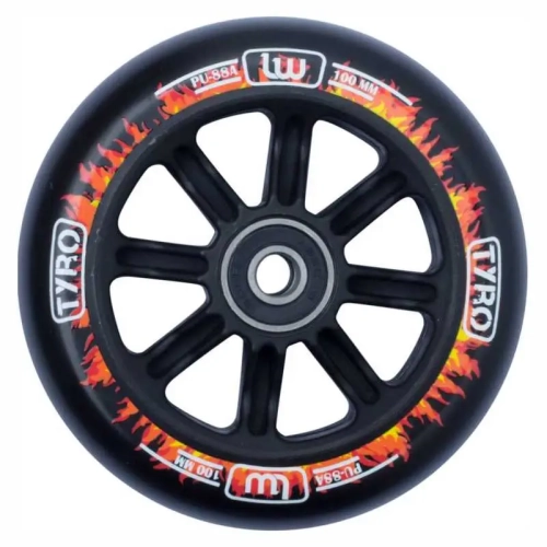 Longway Tyro Scooter Rolle 110 Mm – Unisex Roller-Rad Für Tricks & Speed, Blau, Mit Nylonkern, Leicht & Elastisch
