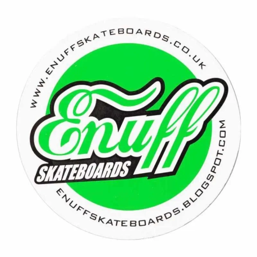ENUFF Sticker Sheet Aufkleber – Unisex Erwachsene, Schwarz, Skateboard-Style, Artikel Enu501