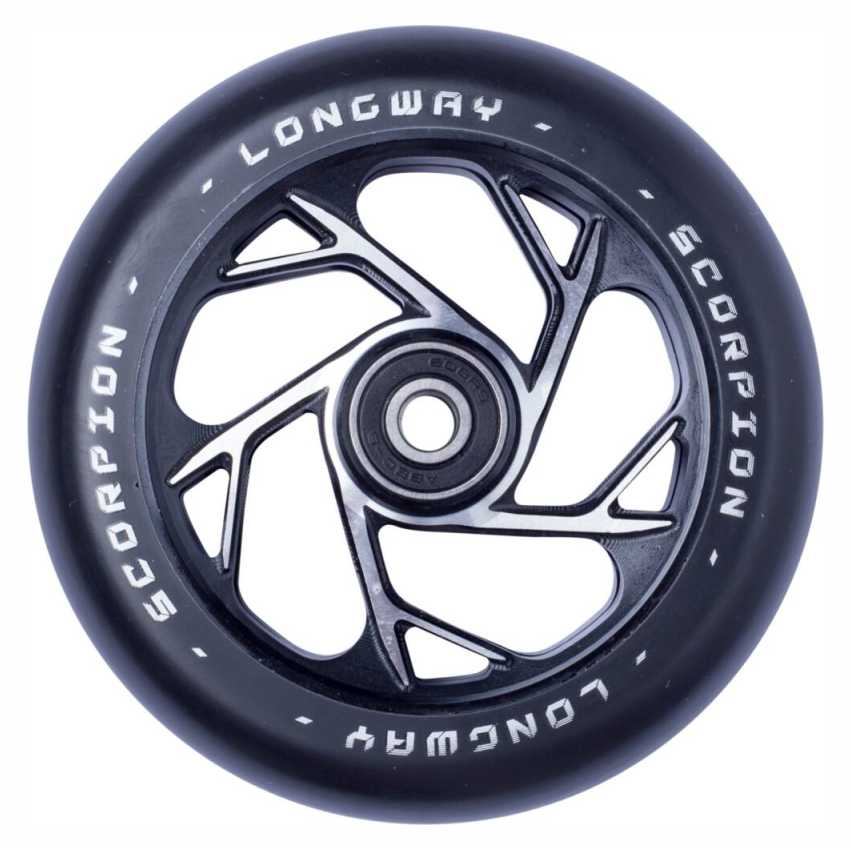Longway Tyro Scooter Rolle 110 Mm – Unisex Roller-Rad Für Tricks & Speed, Blau, Mit Nylonkern, Leicht & Elastisch