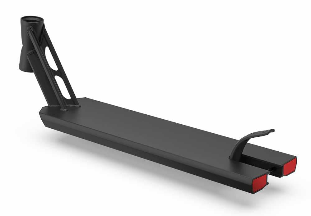 Deck Trottinette FUZION Entropy - Noir Mat Et Design Boxed - Pour Tricks Et Street Riding